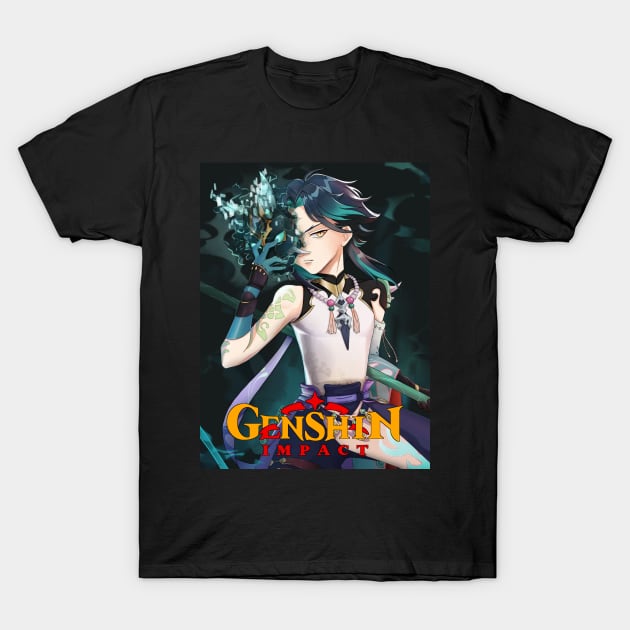 Genshin Impact Xiao T-Shirt by Tole19id